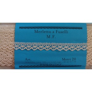 Art.161 - Merletto a Fuselli Ecru - Altezza 1,5 cm